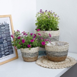 woven flower baskets